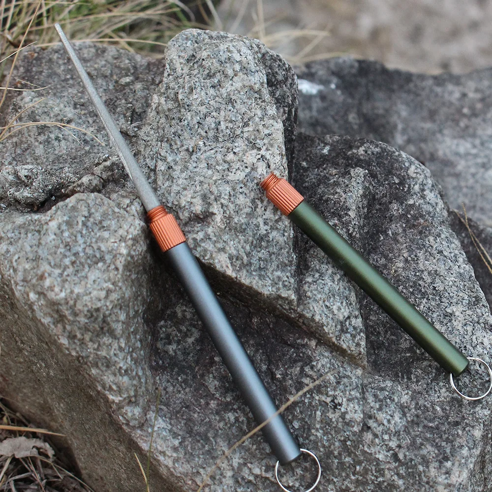 Outdoor Matte Mini EDC Knife S - Fishing Hook Sharpener 评论和价格